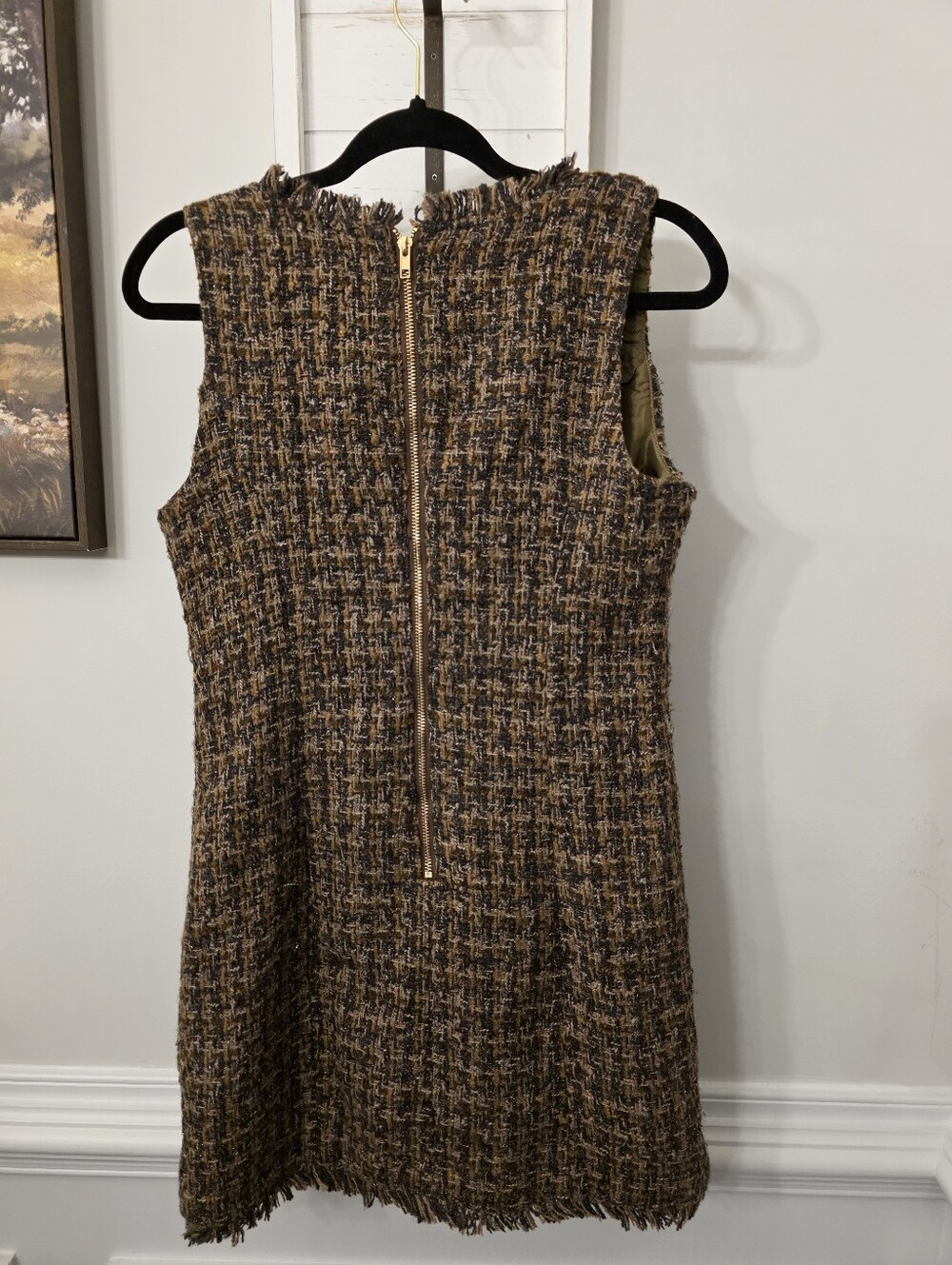 Walter Baker Sleeveless Boucle Tweed Dress Size 0 - Picture 6 of 8